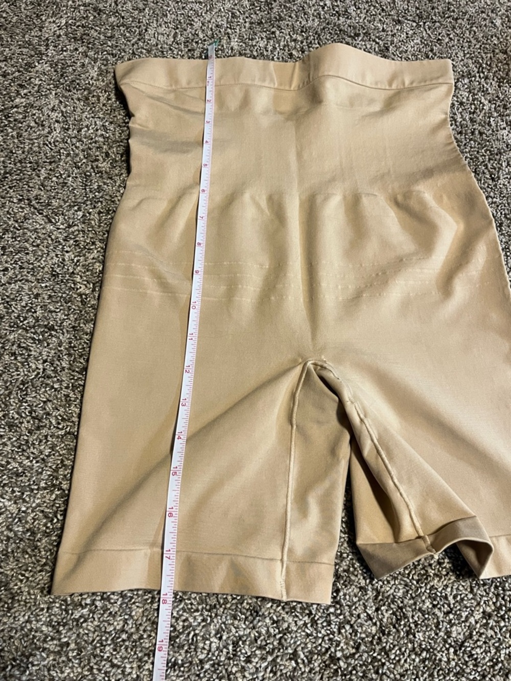 SALE!!!!!Control It High-Waist Beige Shaping Shorts-L/XL - Picture 3 of 4